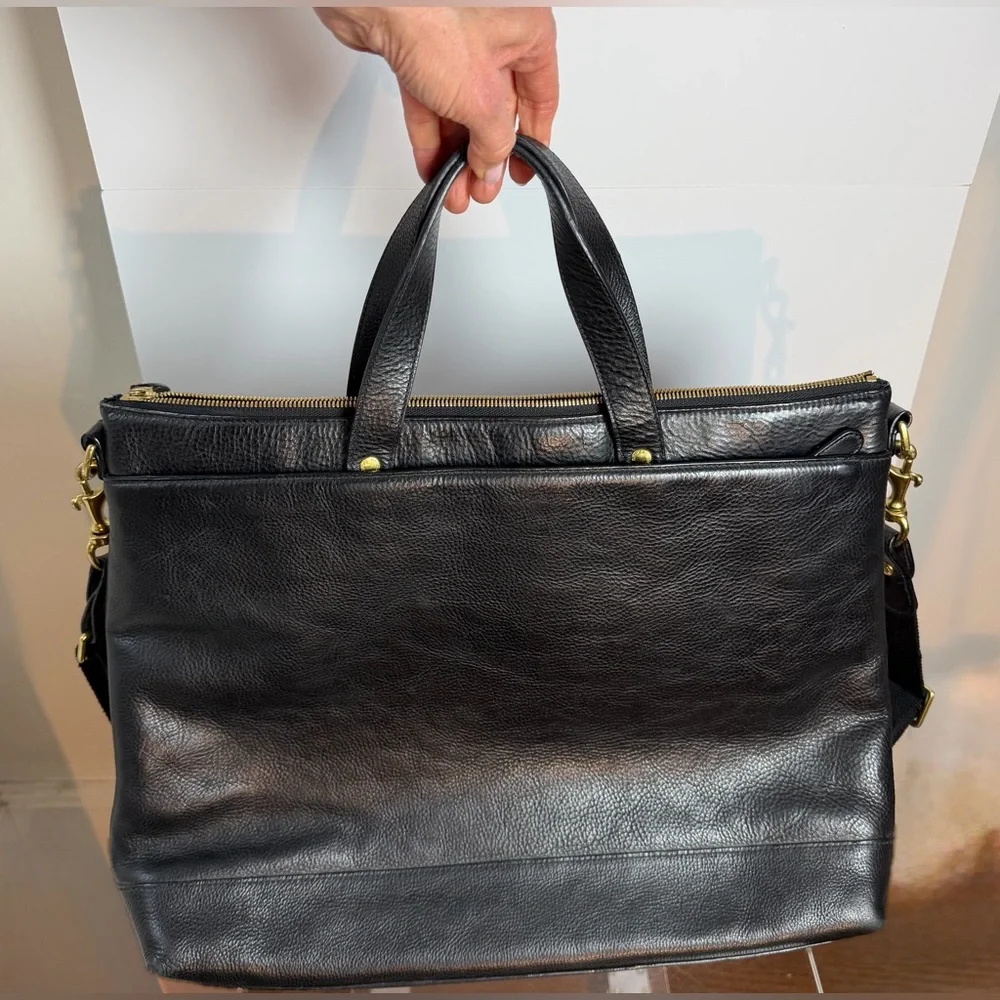 GHURKA Portfolio No. 251 Black Leather Briefcase limited edition